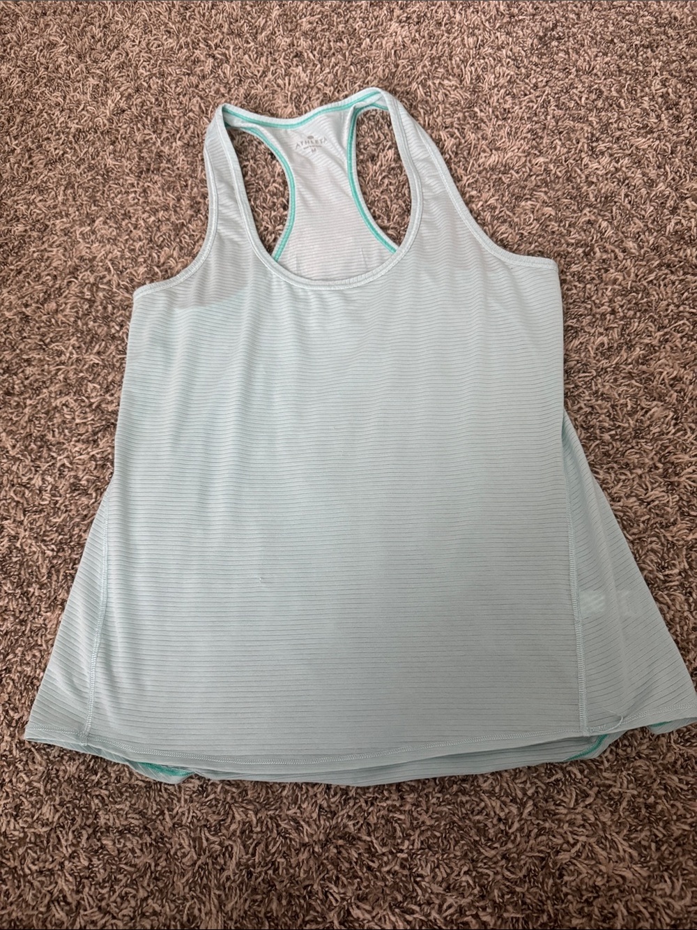 Athleta - Racerback Tank Top in Light Mint - Breathable Active Layer